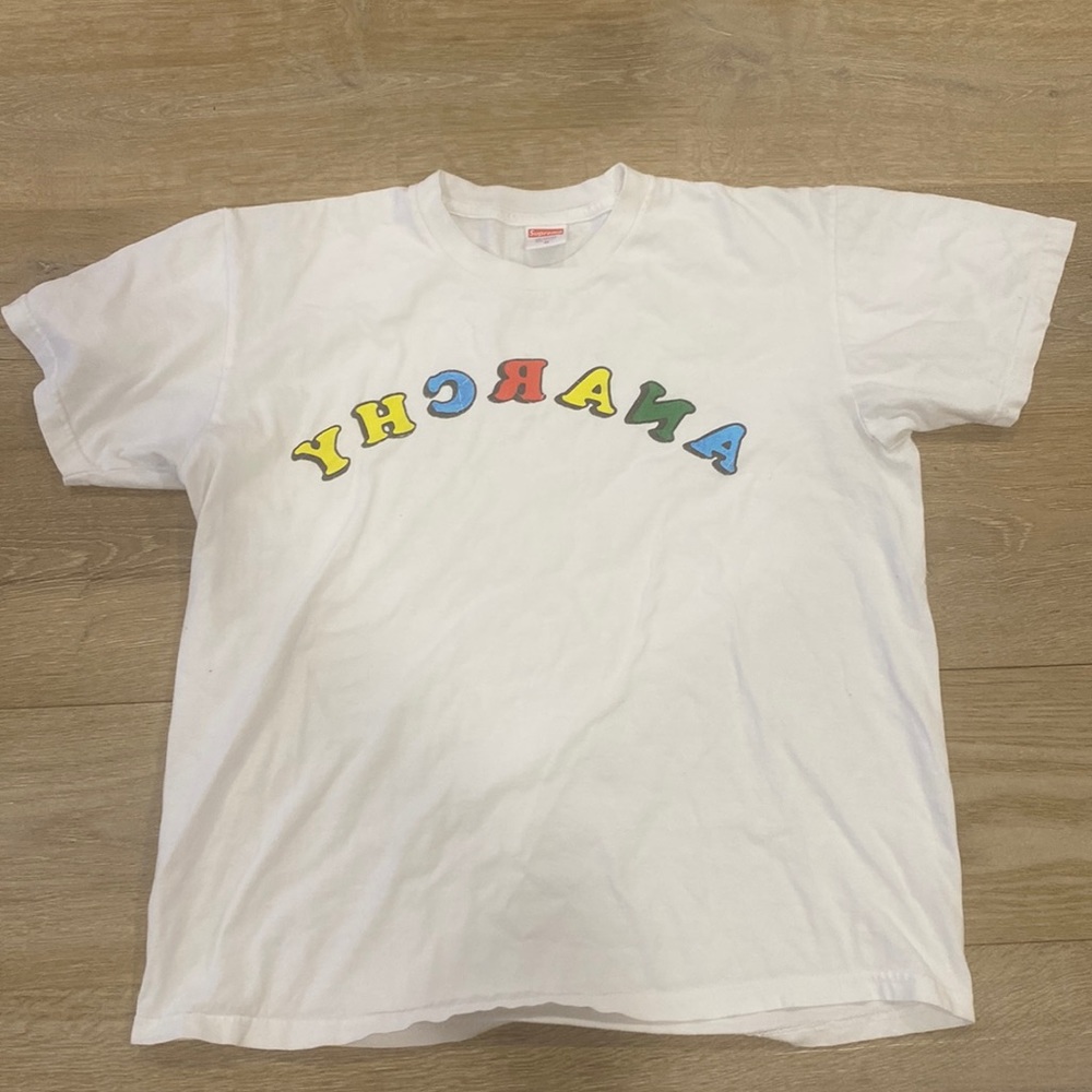 Supreme “anarchy” T-shirt
